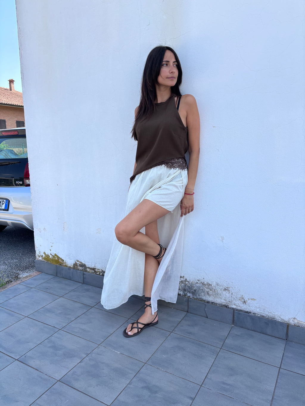 Gonna lunga con pantaloncino HAVEONE