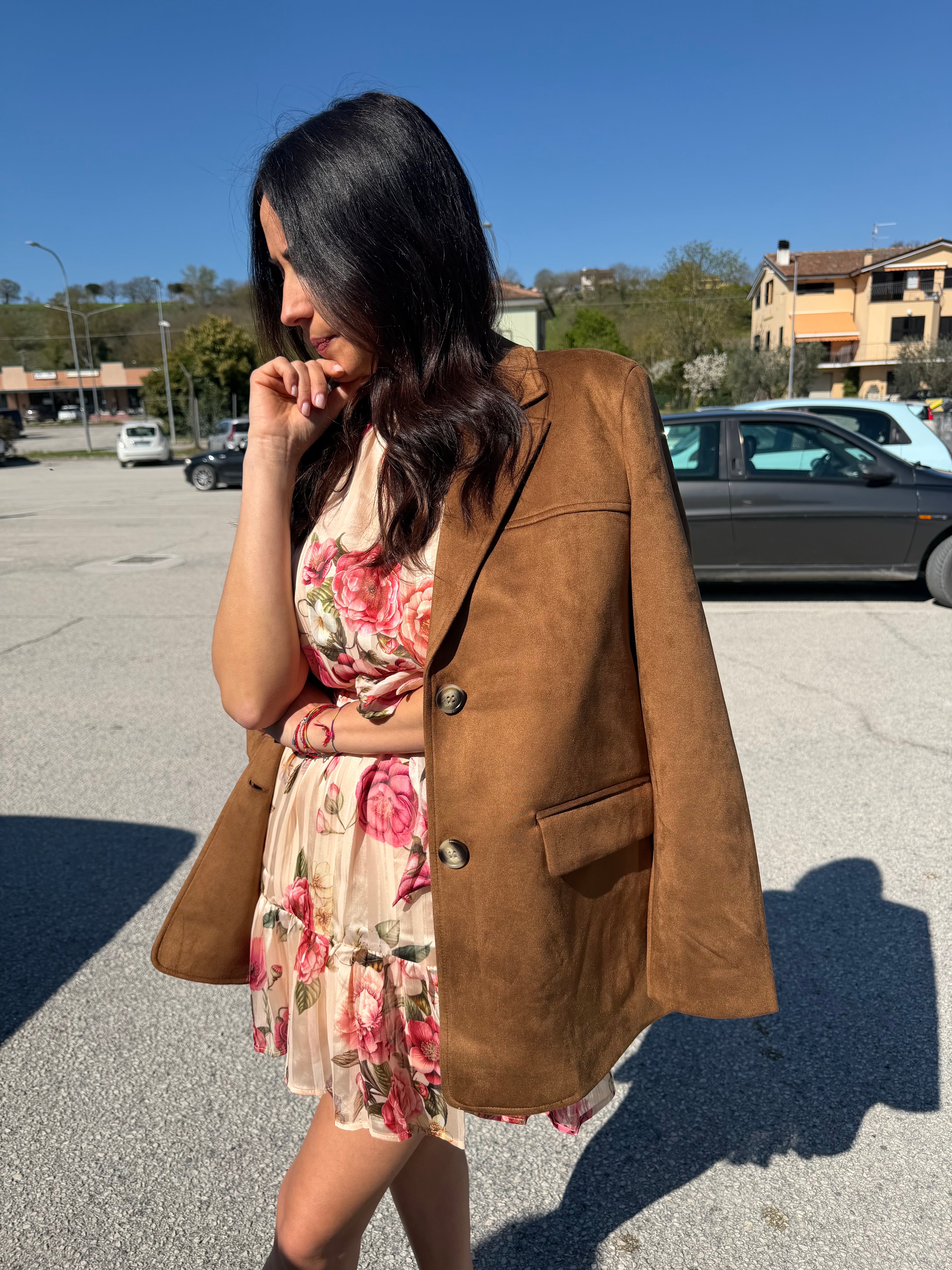Giacca in suede Veromoda